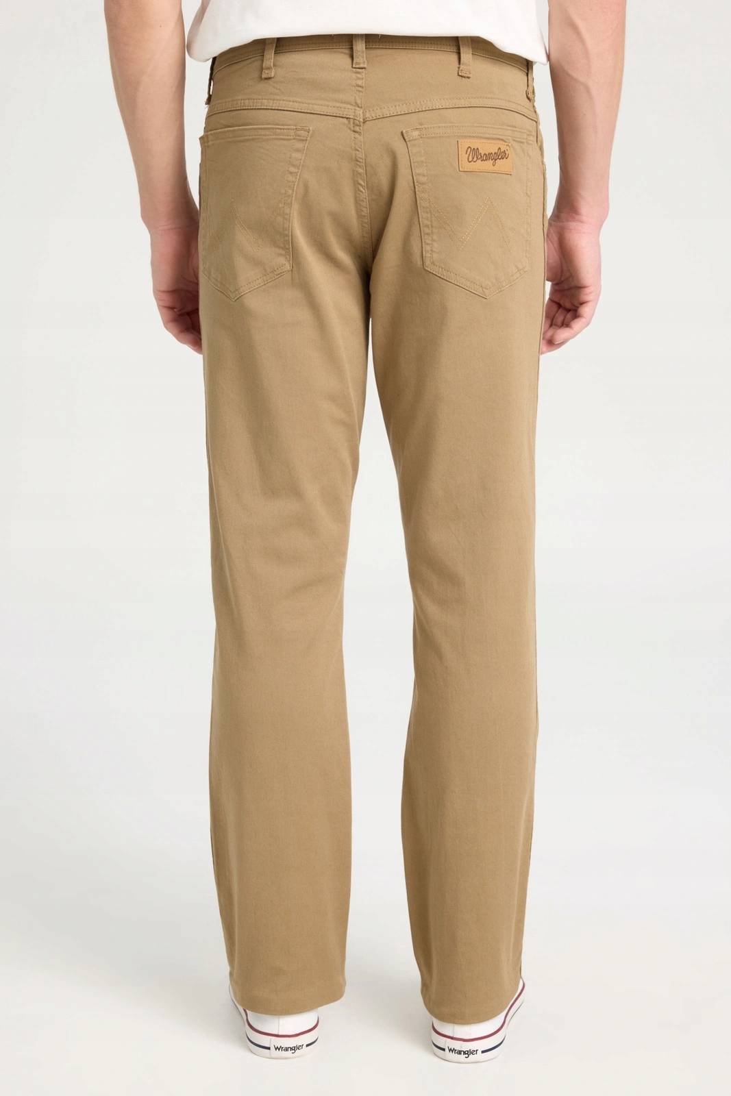 Męskie spodnie proste Wrangler Texas Camel 112388597 42/32