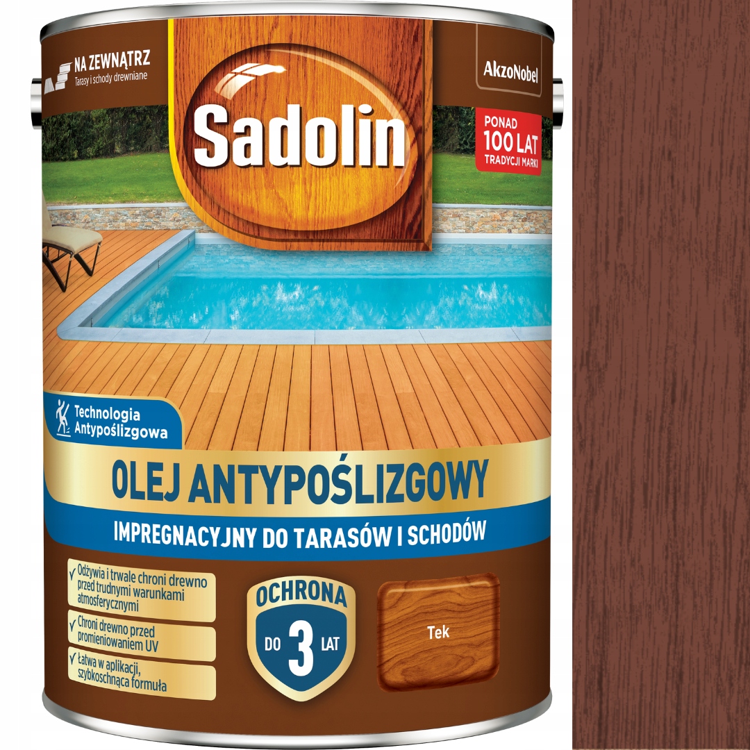 Sadolin Impregnačný Olej Protišmykový 4,5 L