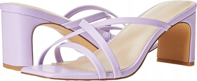 The Drop Elegantní Nazouváky Fialové Na Podpatku 40,5 6DA