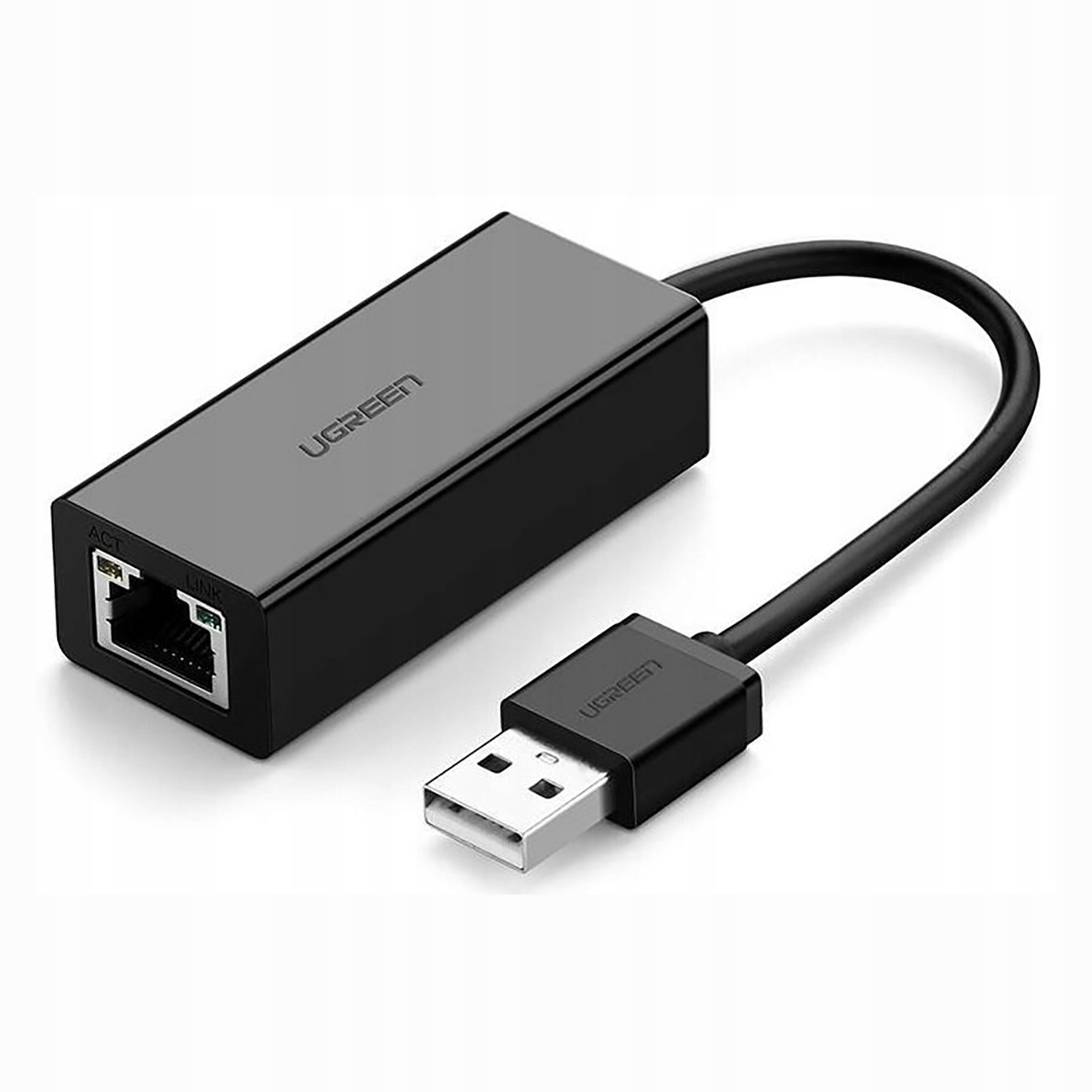 ADAPTER SIECIOWY UGREEN USB-C DO RJ45 10/100MB/S CZARNY PLUG & PLAY
