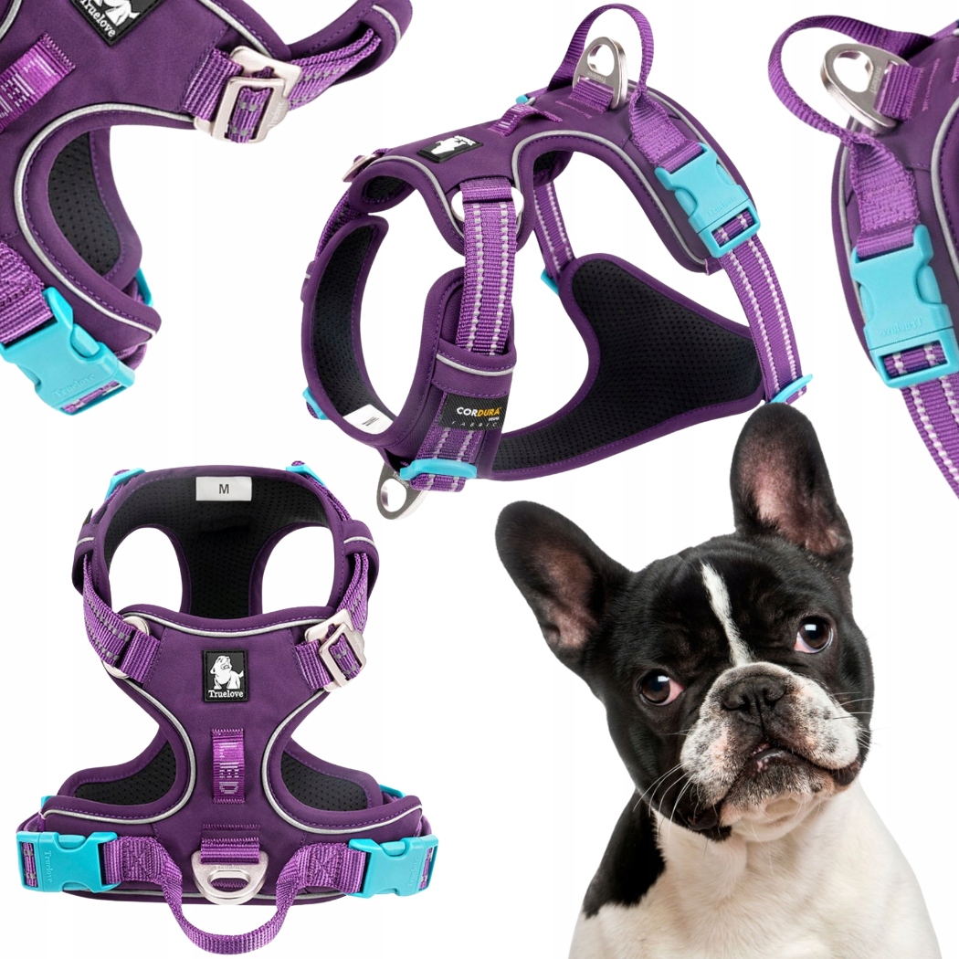 Levně Postroj Pro Psa Easy Walk Truelove Front Line Premium Cordura Fialový M