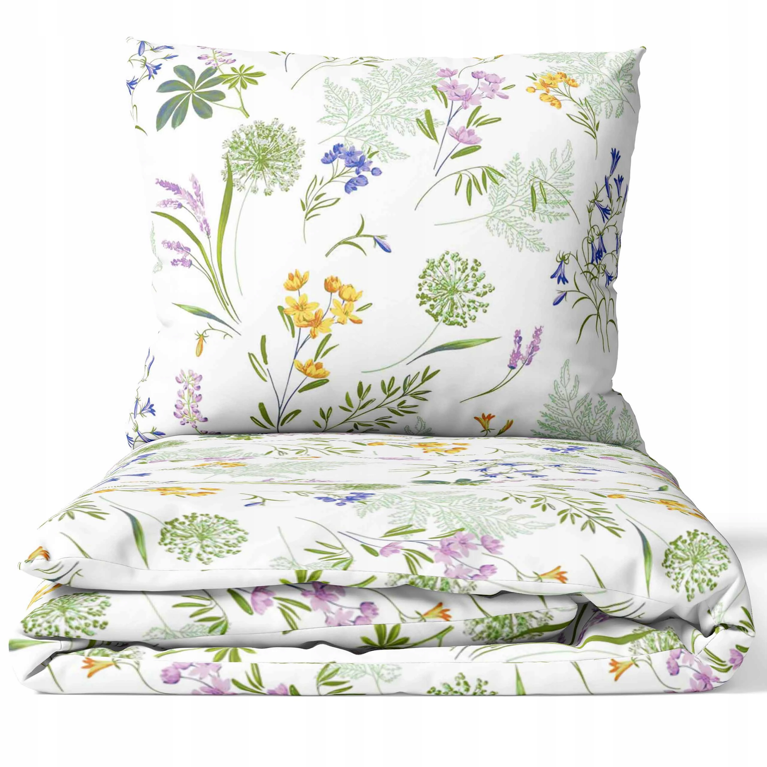 Pościel Bawełna Premium 160x200 Kwiaty Polny Poranek J&w