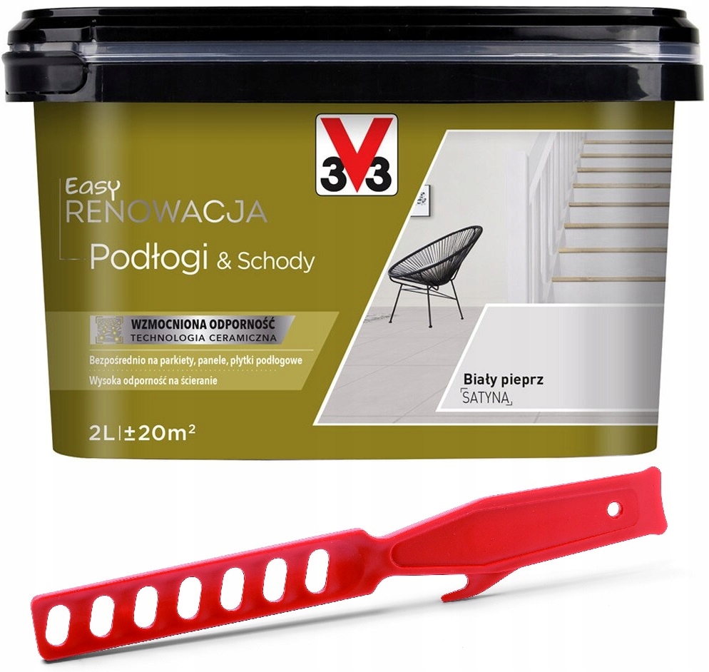 Farba Renowacyjna Do Płytek Podłoga 2L V33 Bia Pie