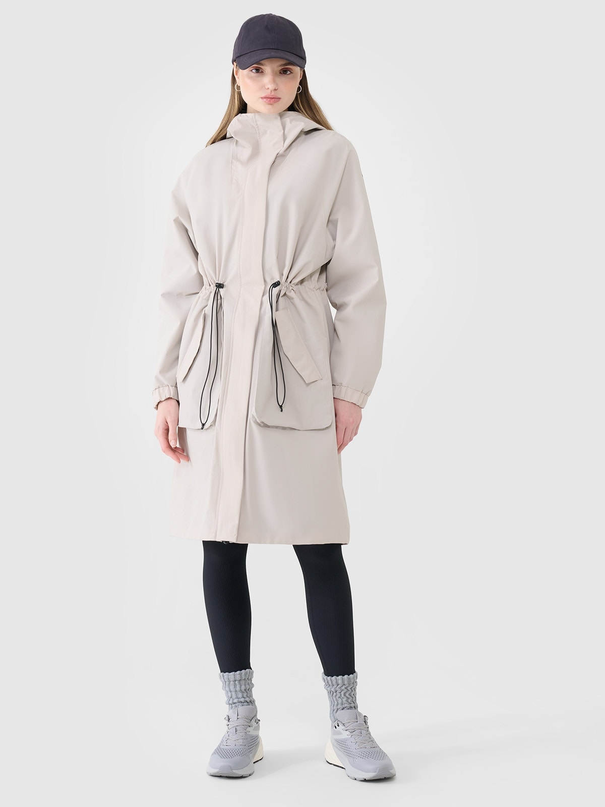 Dámská Přechodová Bunda 4F Parka Membrána 8000 XXL TTJAF718 SS25