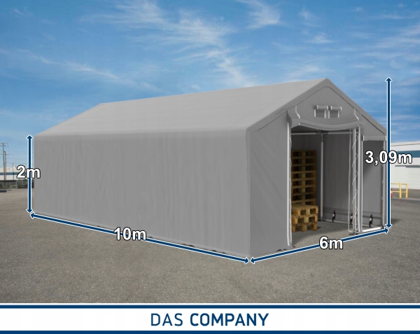 Namiot PRIME 6x10 magazynowy HALA NAMIOTOWA Długość 10 m