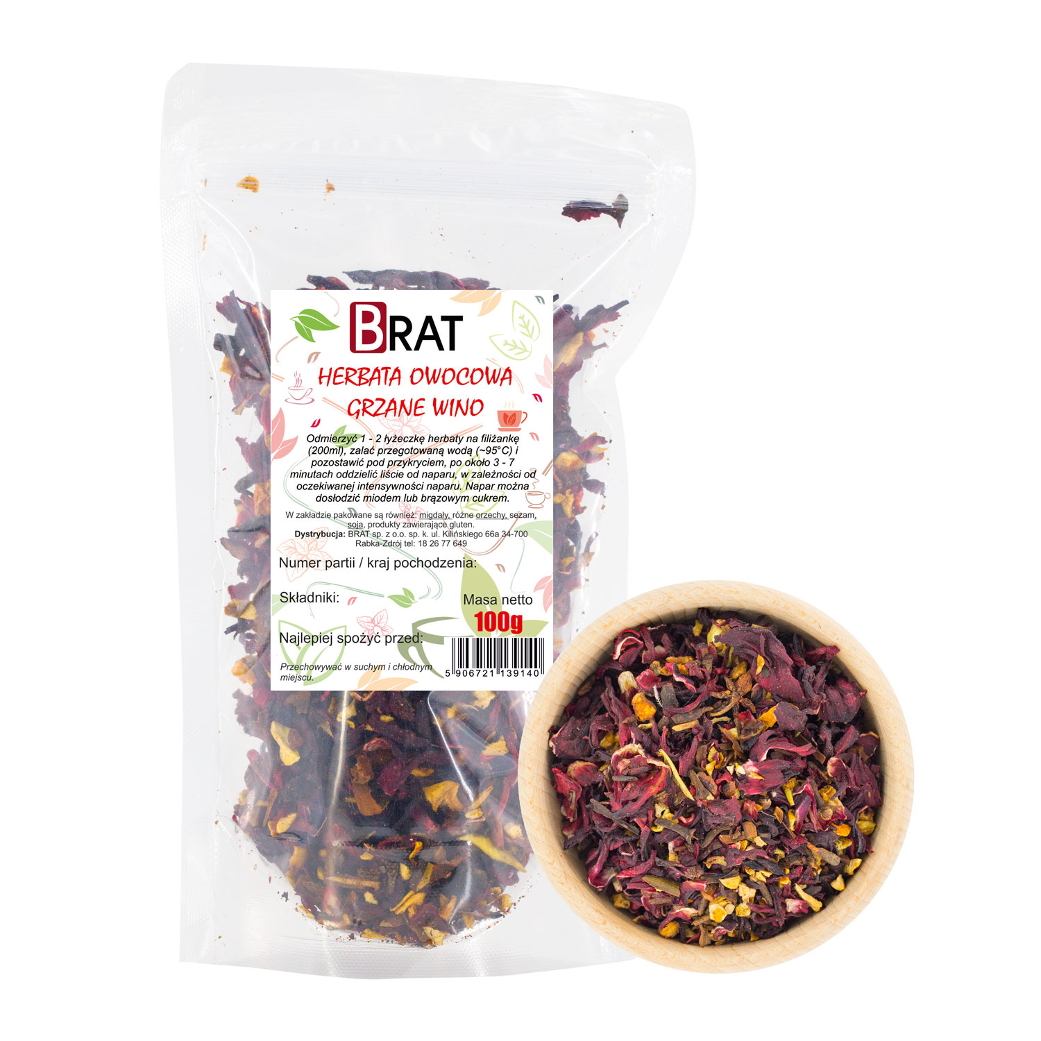 Levně Brat Čaj Svařené víno 100 g