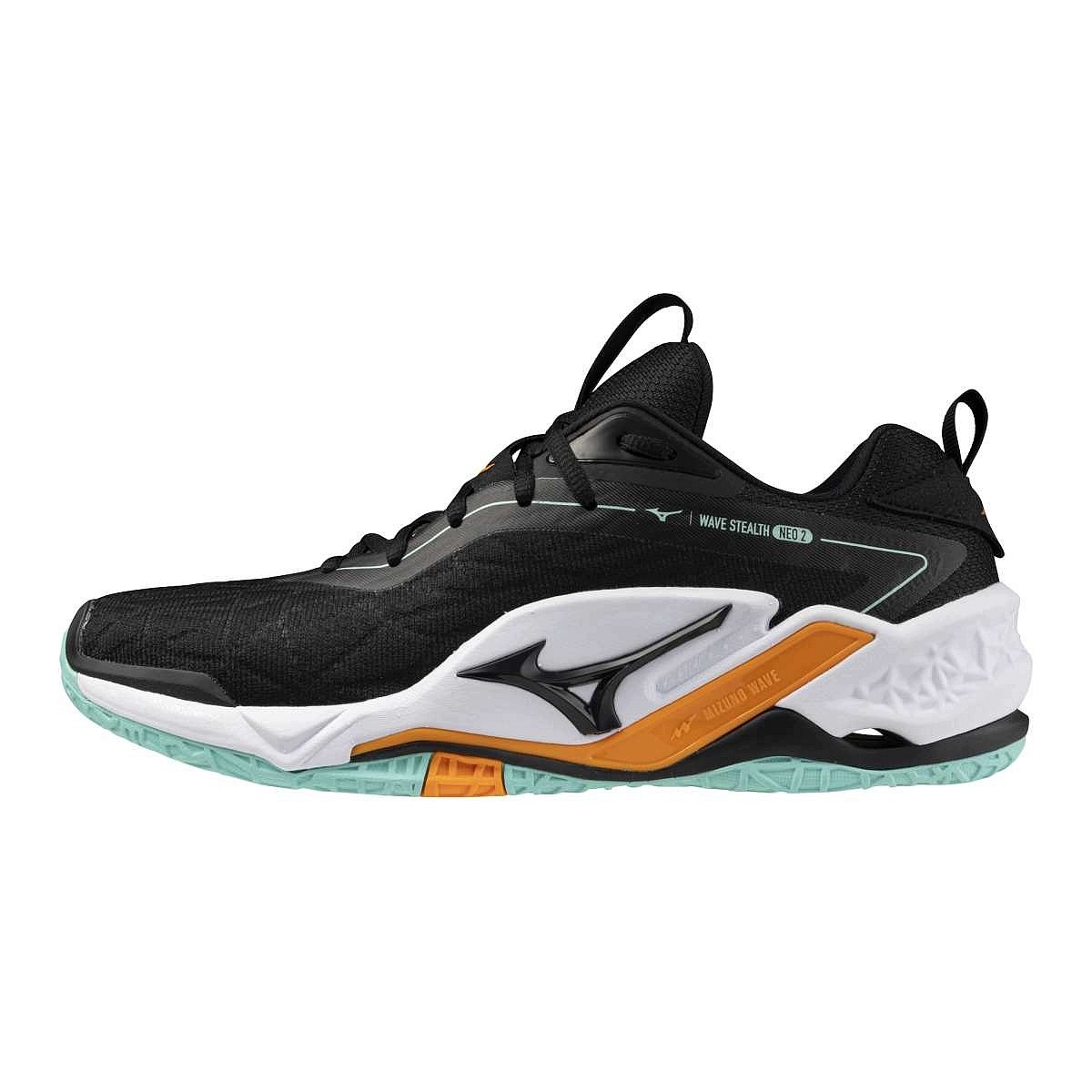 Mizuno Wave Stealth Neo 2(U) Black/Tangelo/Ice Green 36.5/4.0