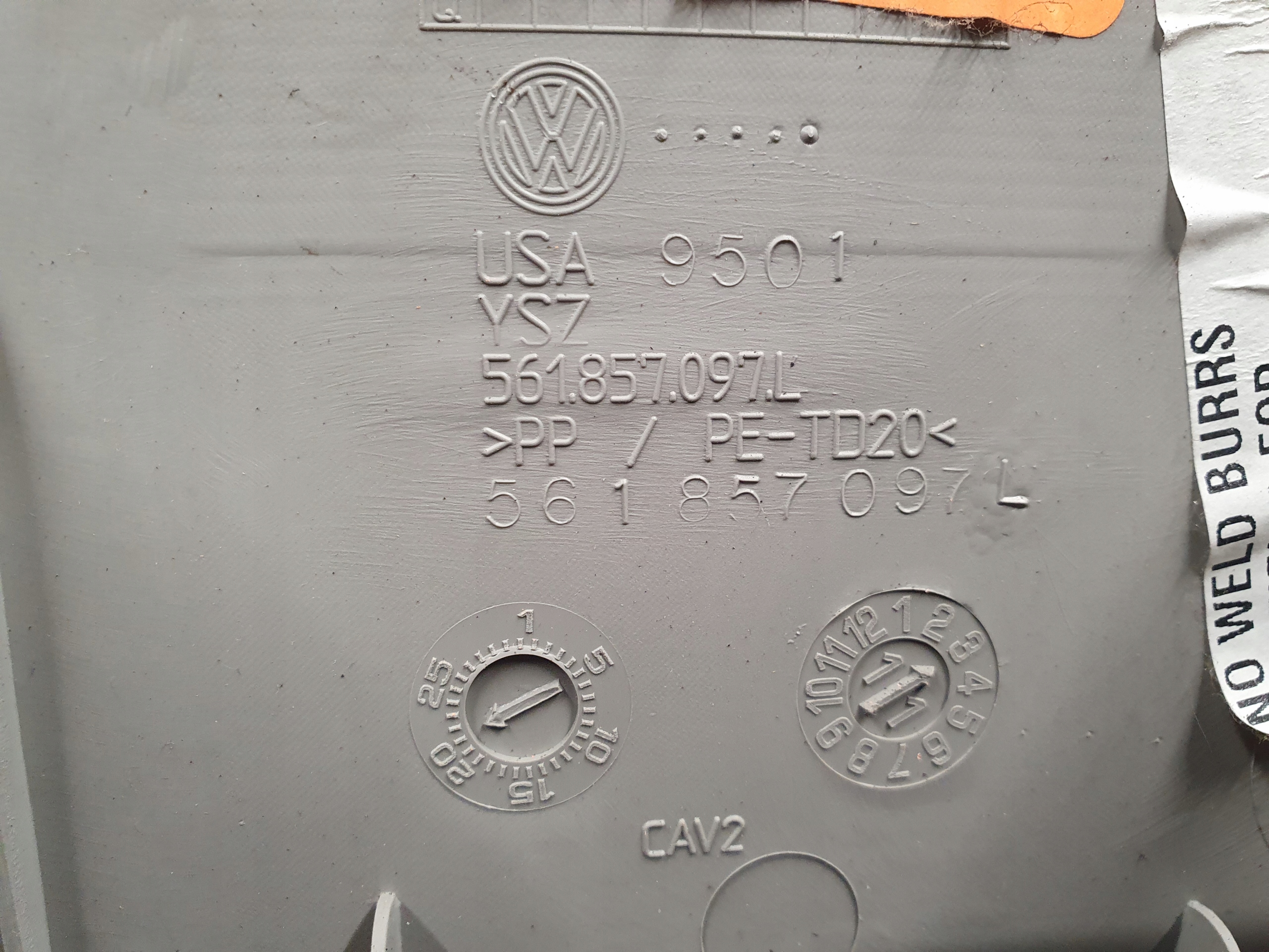 vw PASSAT B7 америка 2.5b 11-16 бардачок пассажира консоли