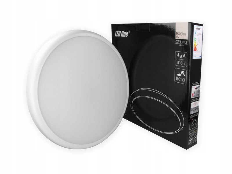 

Plafon Led line okrągły 220-240V 16W Lunar z czujn