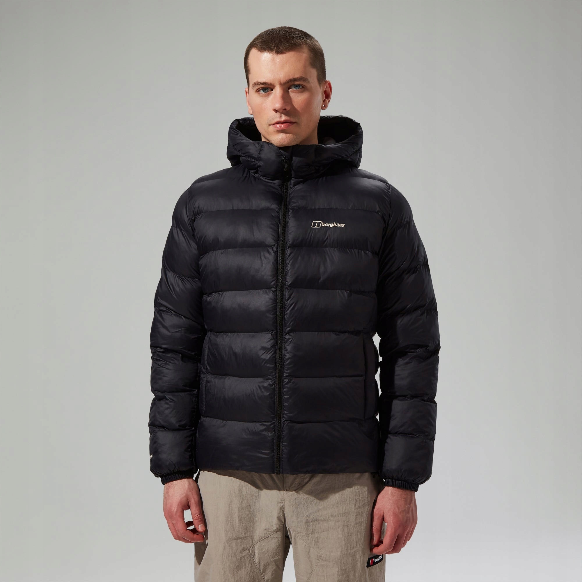 Berghaus Teplá Péřová Bunda S Kapucí Černá L 7AA
