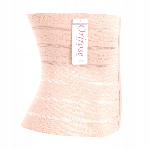 Orirose Pas gorset mocno WYSZCZUPLAJĄCY BRZUCH modelujący talię poporodowy Kolor beżowy