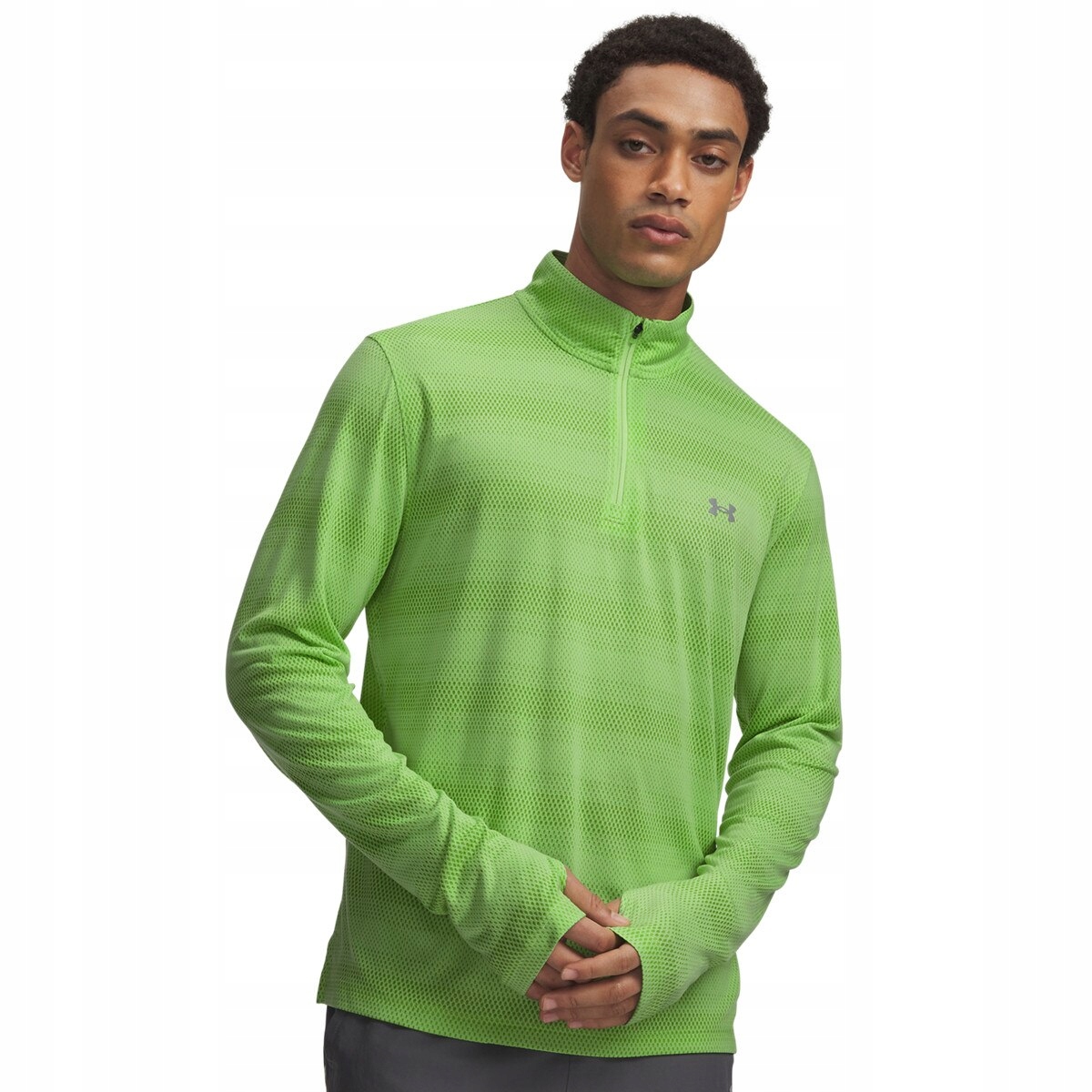 Męska bluza do biegania Under Armour Ua Velociti 1/4 Zip Zielony XXL