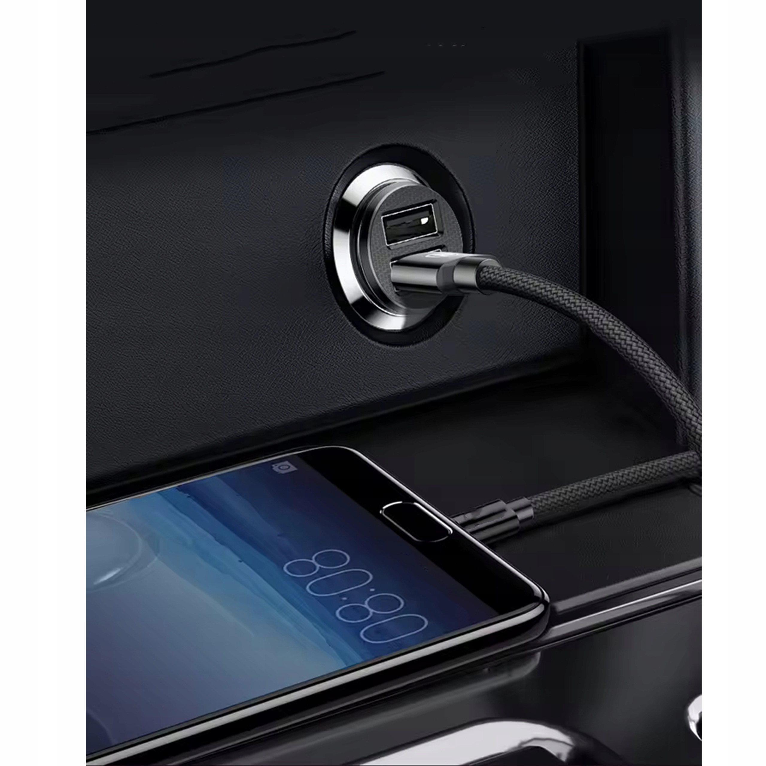 ŁADOWARKA SAMOCHODOWA MAŁA SZYBKA STABILNA MOCNA 2x USB 5V 4,8A 12-24V DC Kod producenta 75-727#