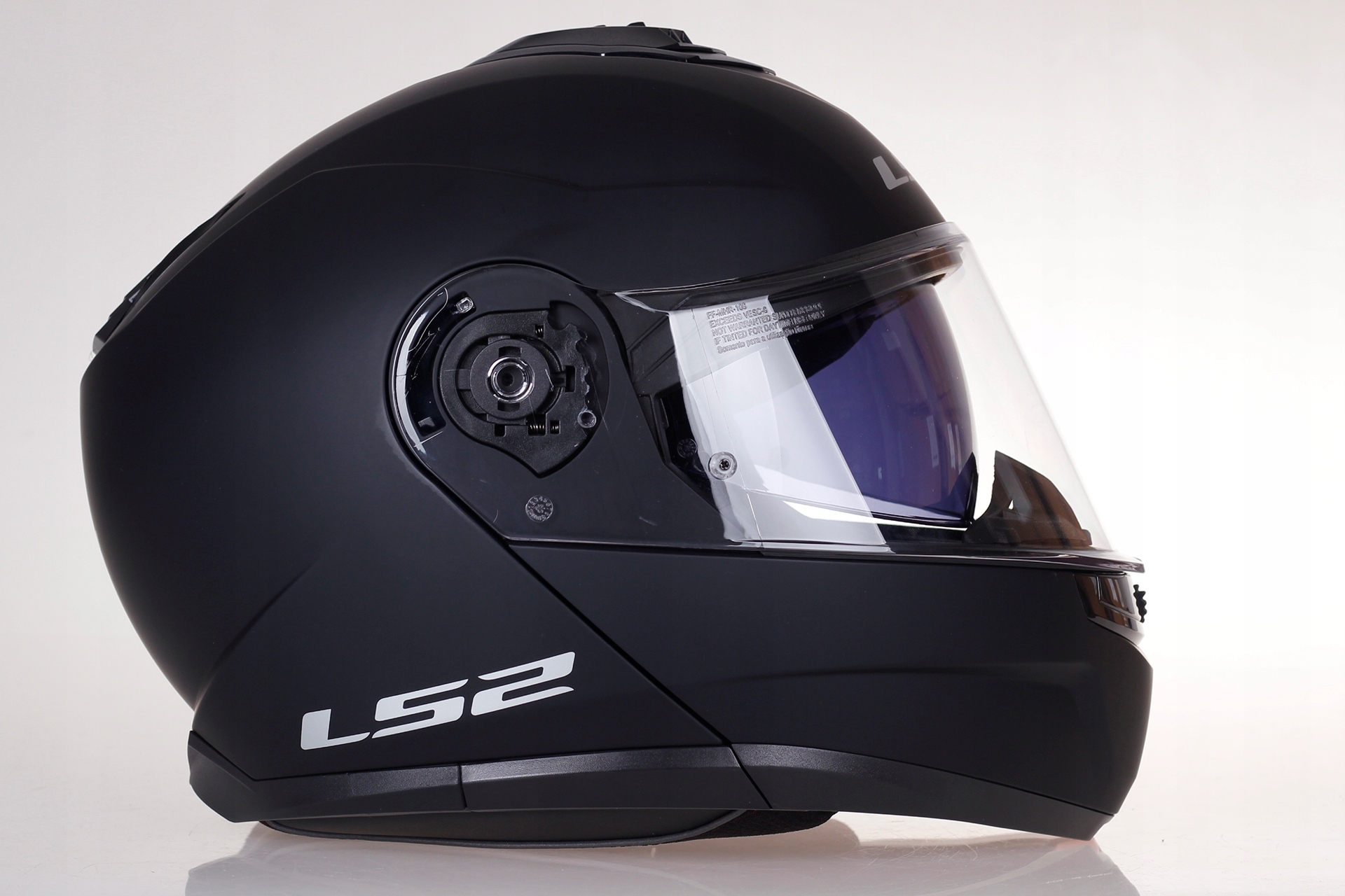 Kask szczękowy LS2 FF908 STROBE II ECE22.06 P/J czarny mat system PINLOCK Stan opakowania oryginalne