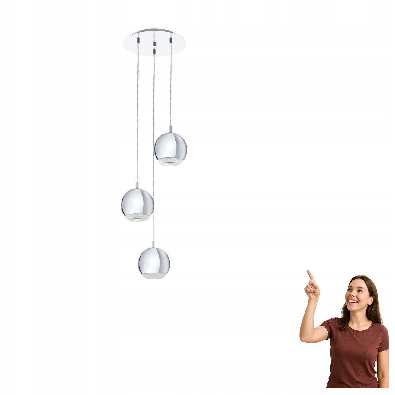 Závesná lampa Conessa 95913 Eglo