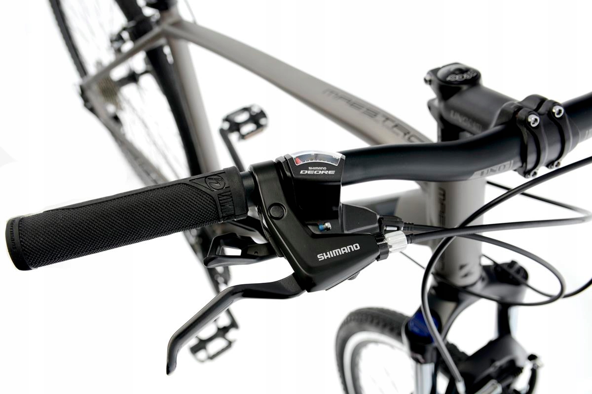 Rower crossowy 28 Kands MAESTRO Full DEORE 3x10 piaskowy mat HIT 2023 Pedały platformowe