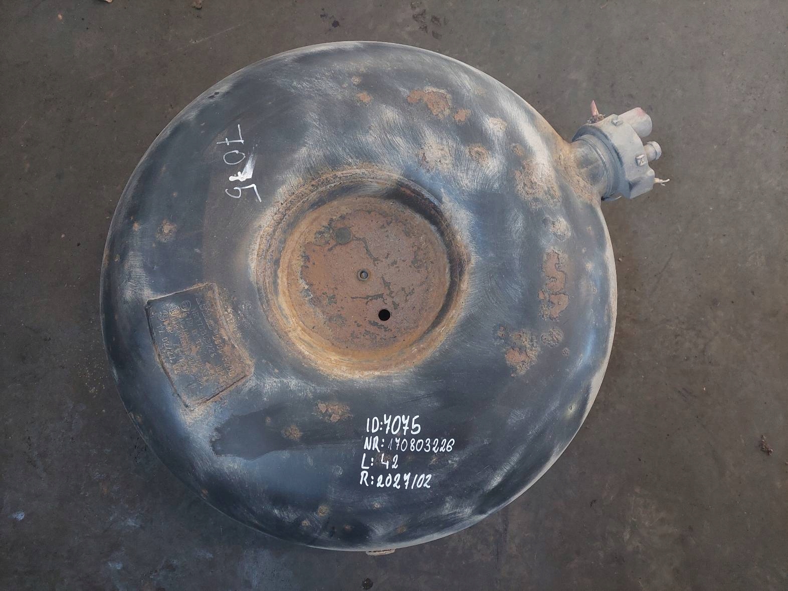 BUTLA GAZOWA LPG 42L 2027R PODWIESZANA PAPIER + ZAWÓR