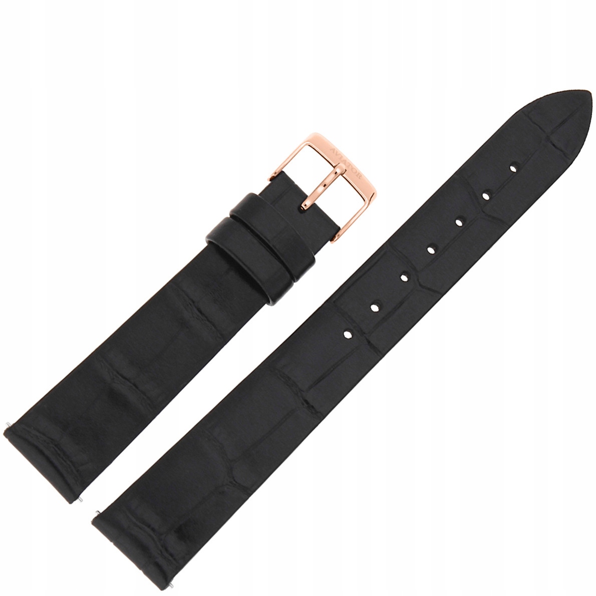 Pásek Ladies Moonflight Leather (V.1.33.2) 16 mm Černá růžová barva