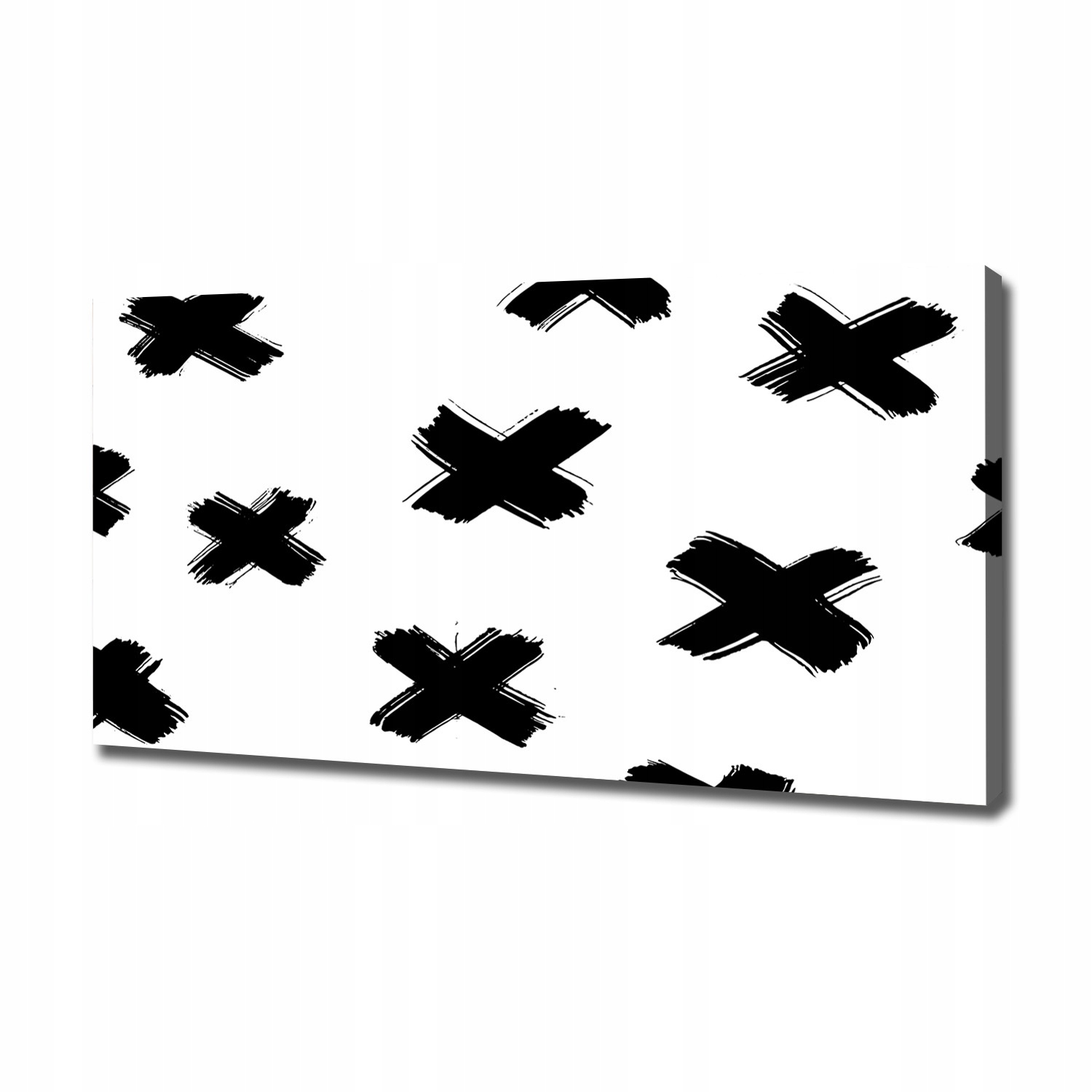 

Foto obraz na płótnie Czarno-białe plamy 120x60 cm