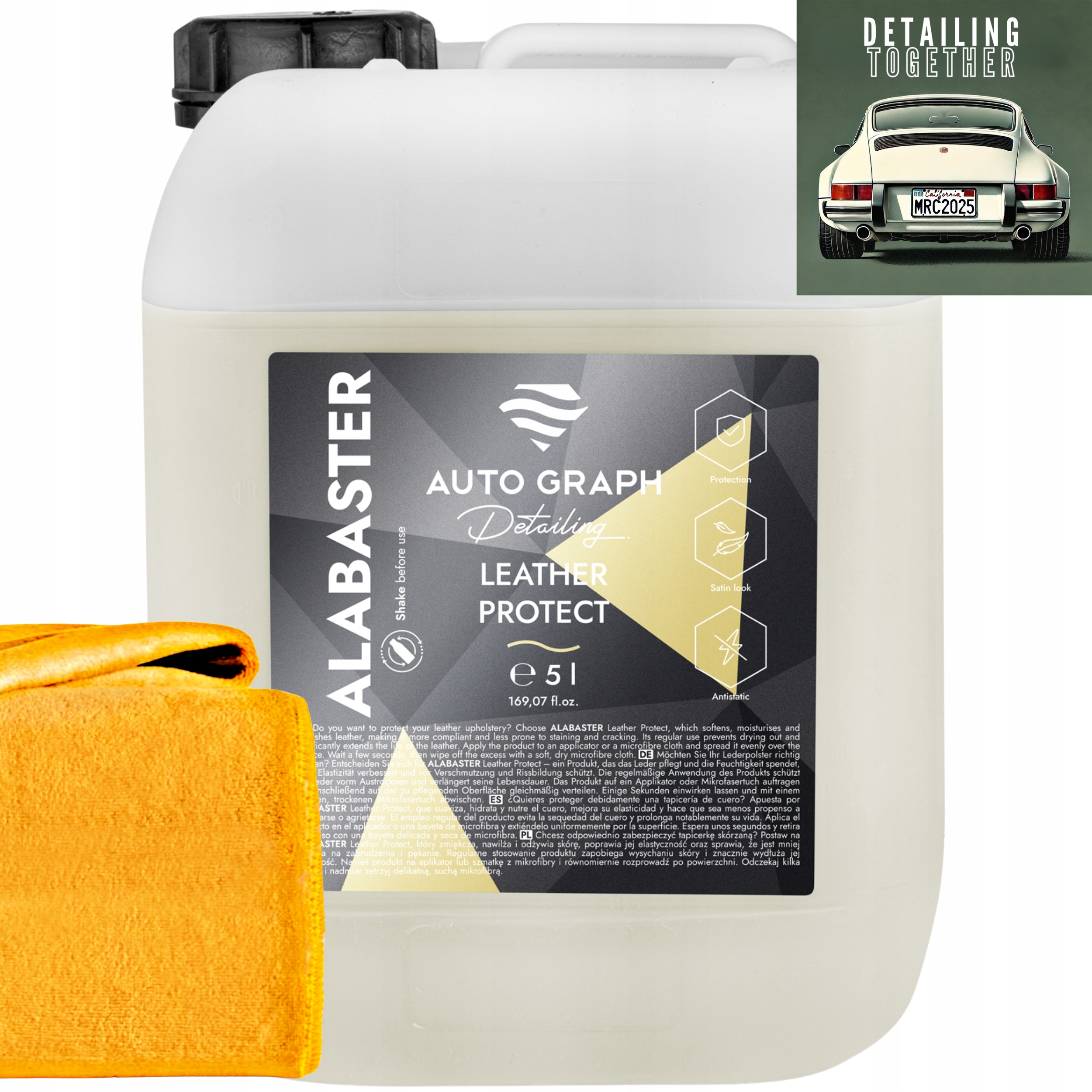 Auto Graph Alabaster Leather Protect 5L Ochranný kondicionér na pokožku auta