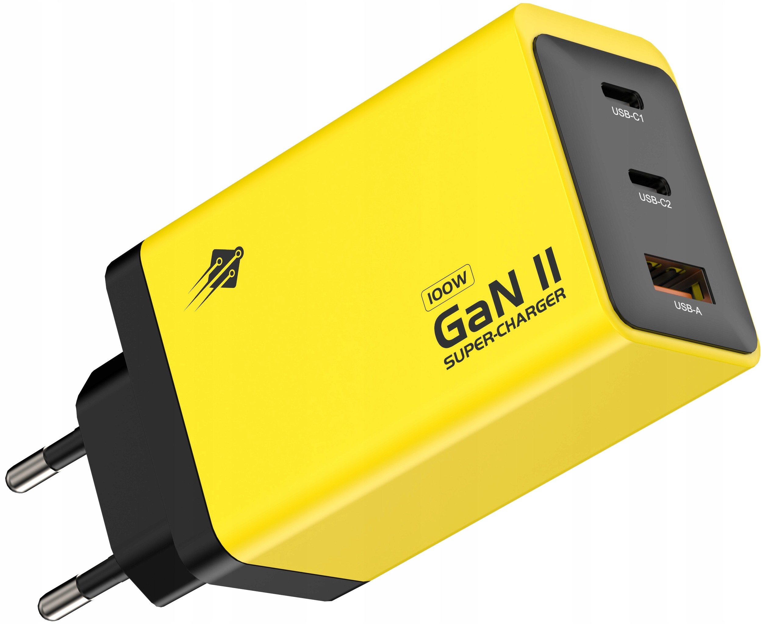 Rychlá síťová nabíječka 100W GaN II max 5A 20V QC4.0+5.0 PD3.0 Usb C A