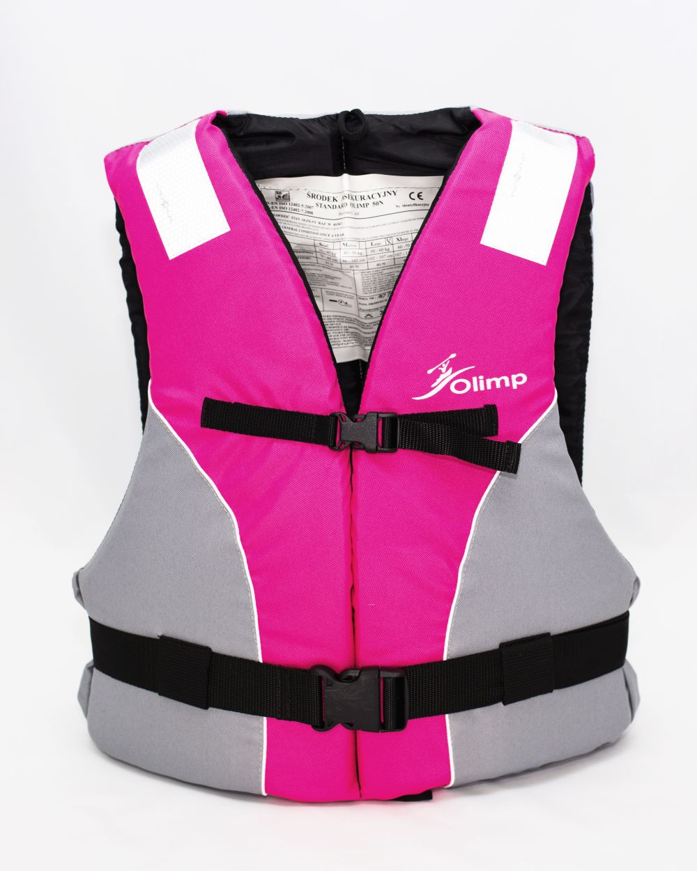 Kamizelka asekuracyjna Olimp Kapok Szaro-Różowy Rozmiar L