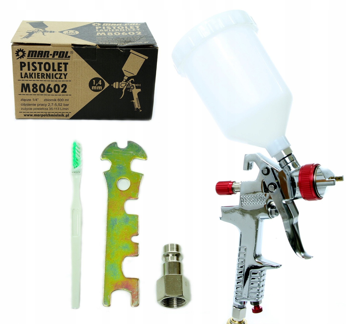 

Pistolet Lakierniczy Do Malowania Hvlp Dysza 1,4mm