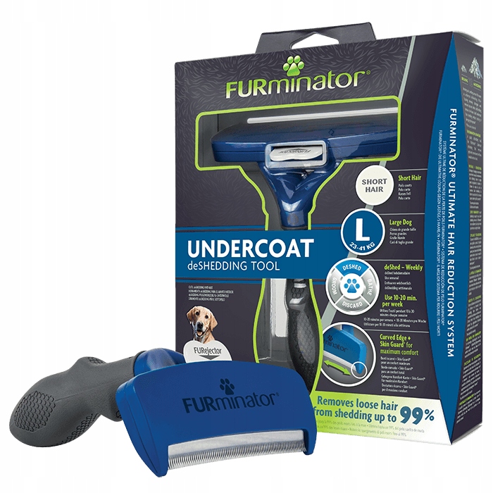 

Furminator dla psów krótkowłosych labrador Large