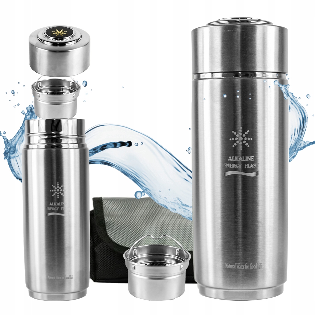 Ionizátor vody skalární energie alkalická voda a vodík Energy Flask+bonus