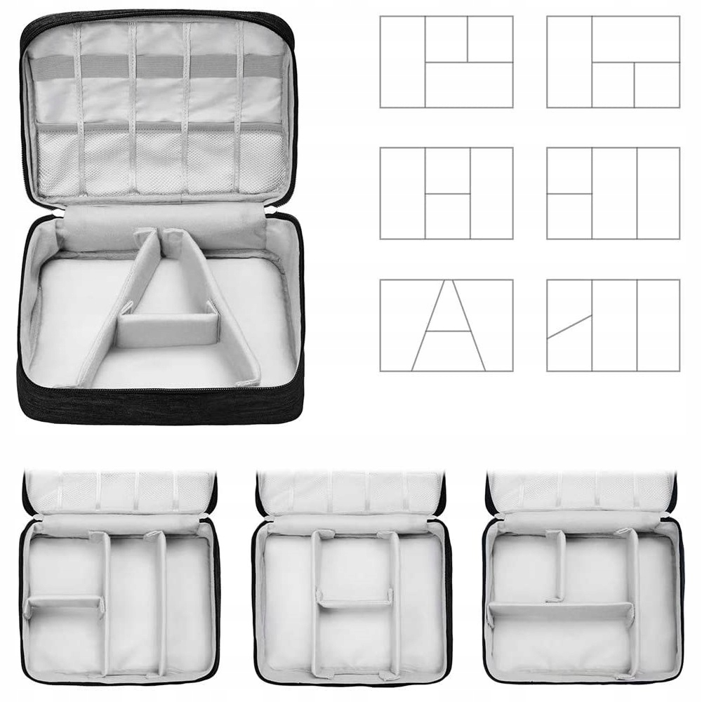 POKROWIEC ETUI ORGANIZER na Kable DYSK Zewnętrzny Twardy SSD PENDRIVE USB C Przeznaczenie dysk karty pendrive