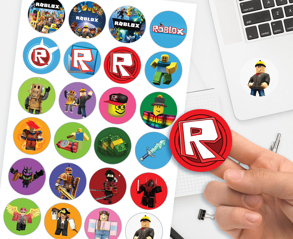 ZESTAW NAKLEJKI + TATUAŻE DLA DZIECI DZIECIĘCE ROBLOX JAKOŚĆ Marka inny