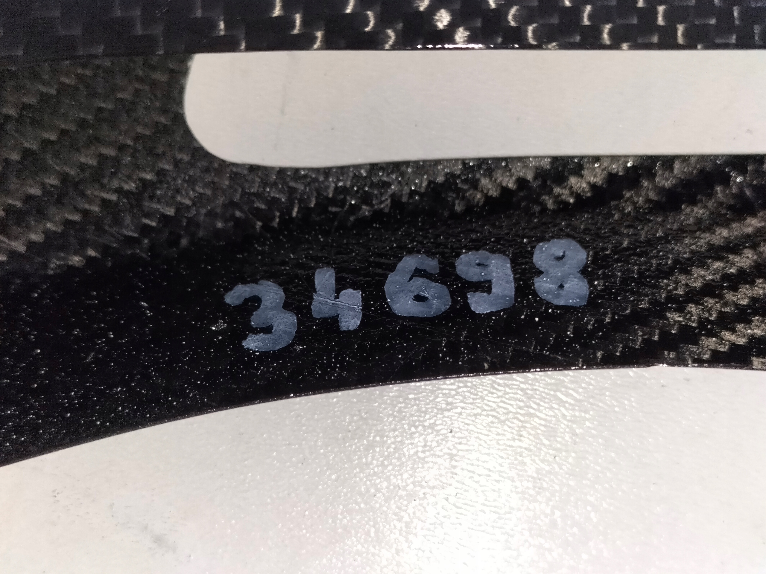 cap accessories of a bumper front right carbon BMW M2 G87 M PERFORMANCE