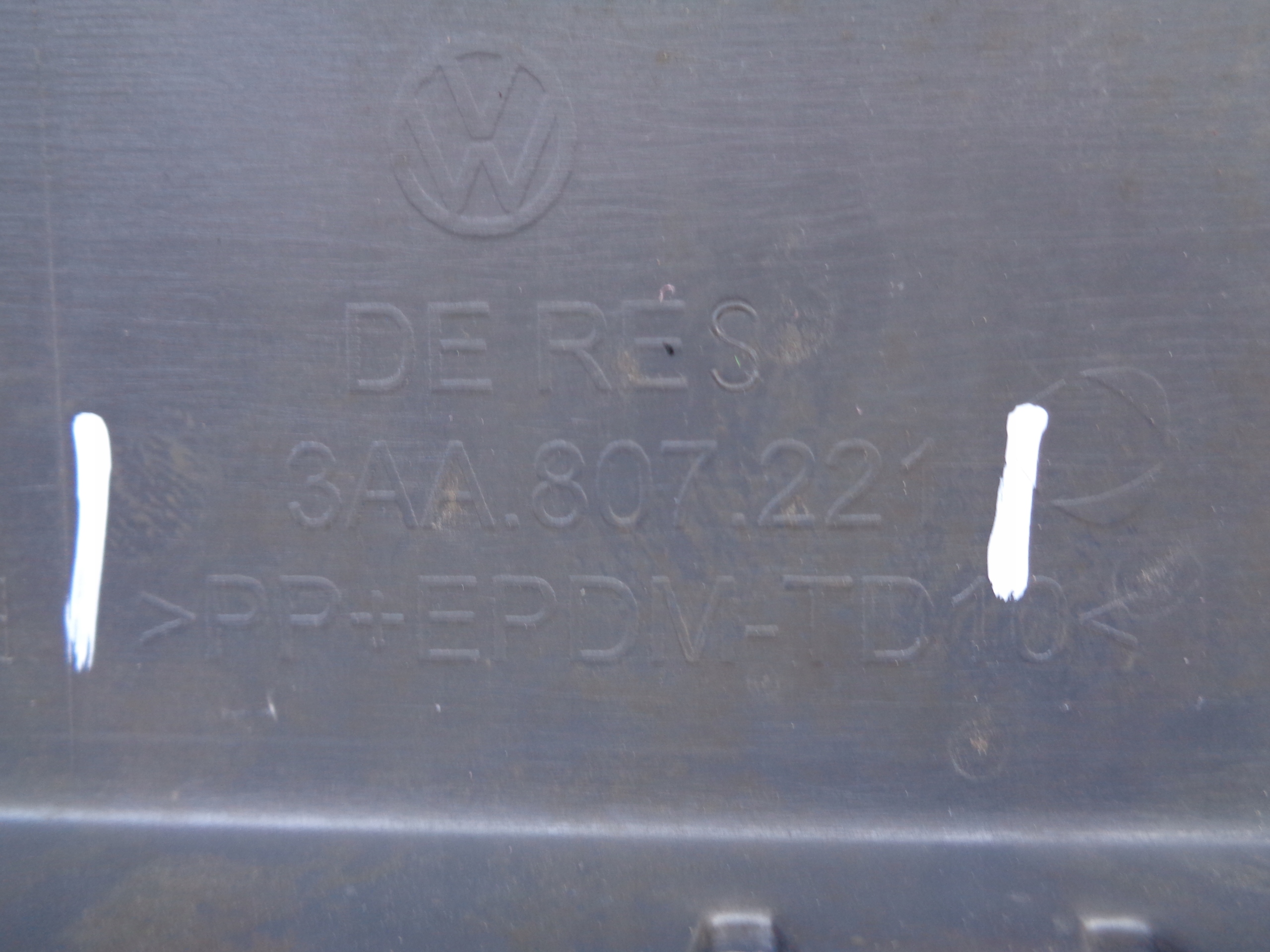 front bumper VW PASSAT B7 3AA 10-14 NR 51617