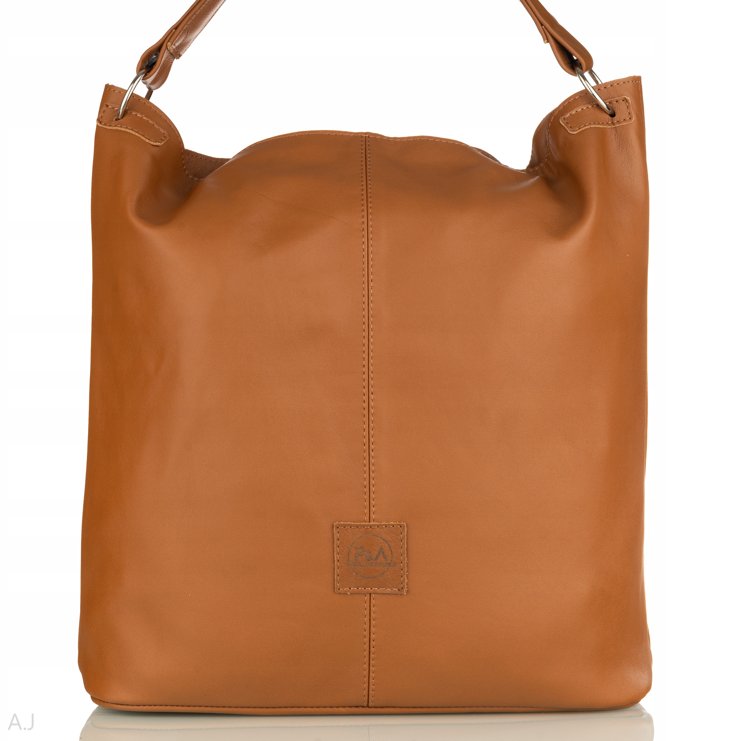 TOREBKA DAMSKA SKÓRZANA DUŻA WOREK SKÓRZANY TORBA