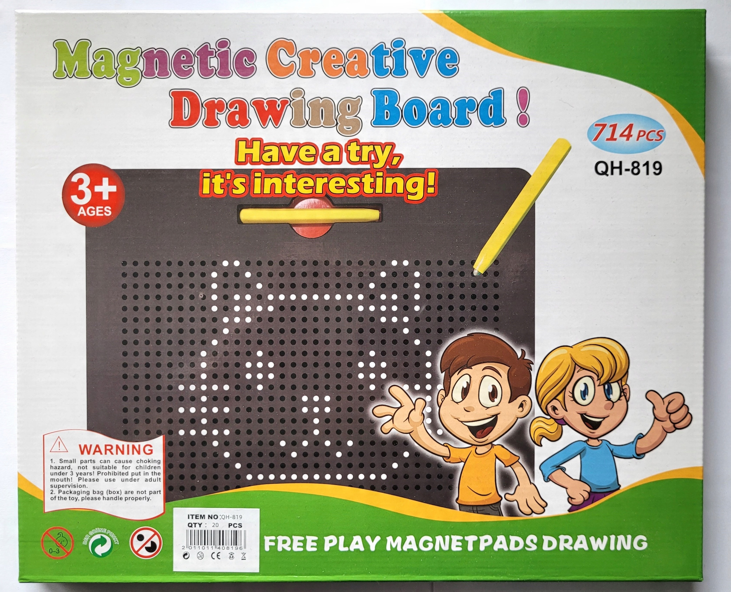 

Tablica Magnetyczna Duża Kreatywna 714 kul