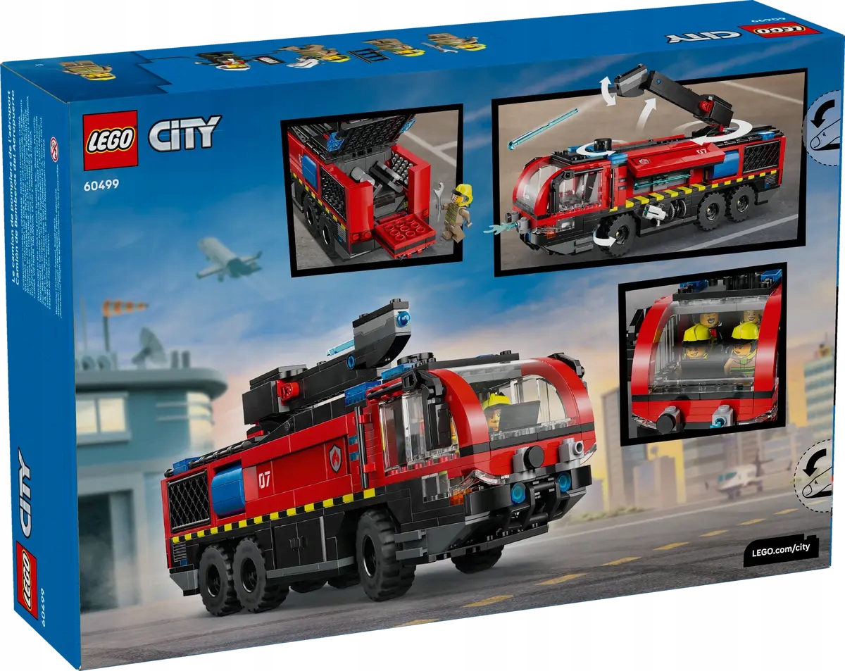 60499 Lego City Letištní hasičský vůz