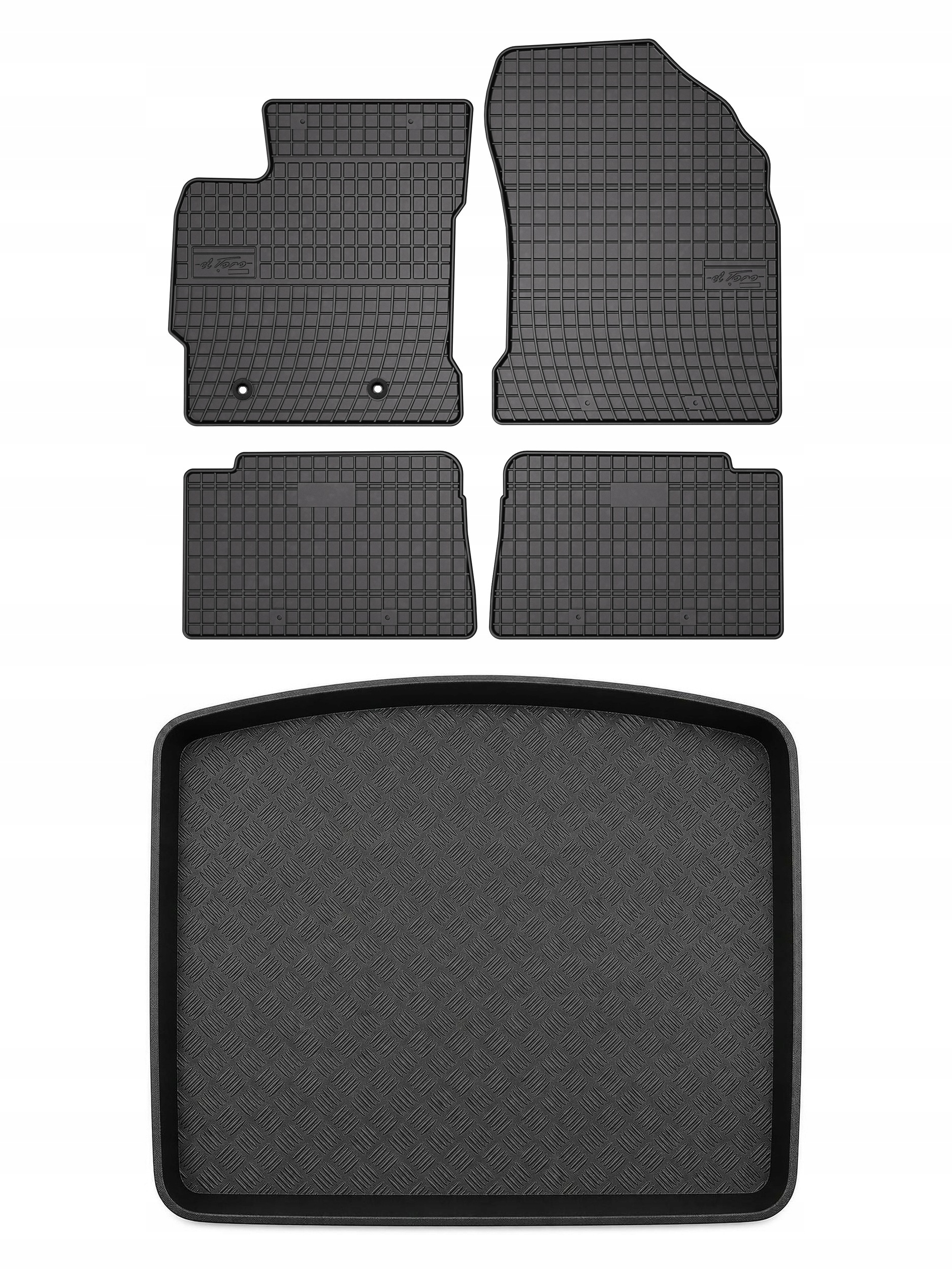 Gumové rohože SolidPRO rohož batožinového priestoru pre: Toyota Auris II 2012-2013
