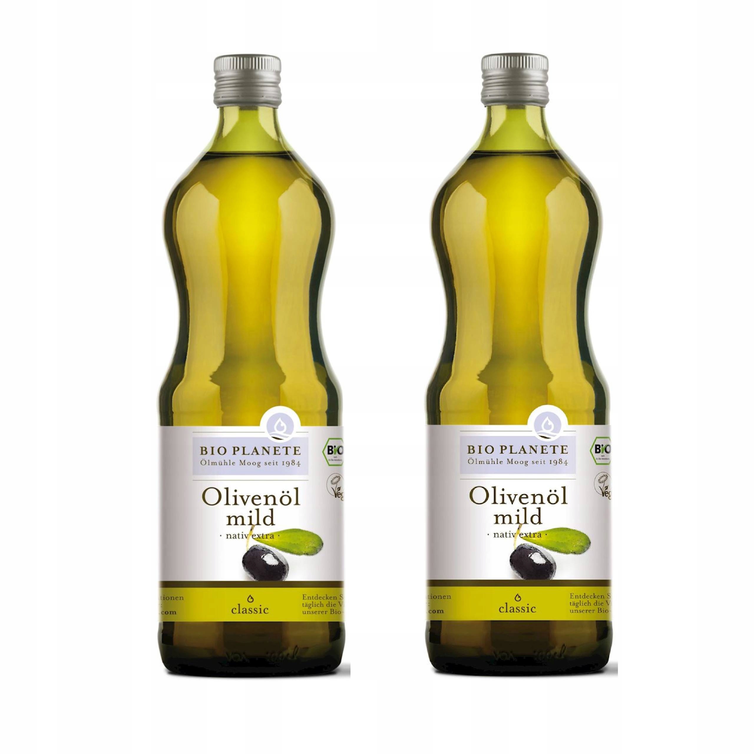 2x Oliwa Z Oliwek Extra Virgin Łagodna Bio 1 L Bio Planete