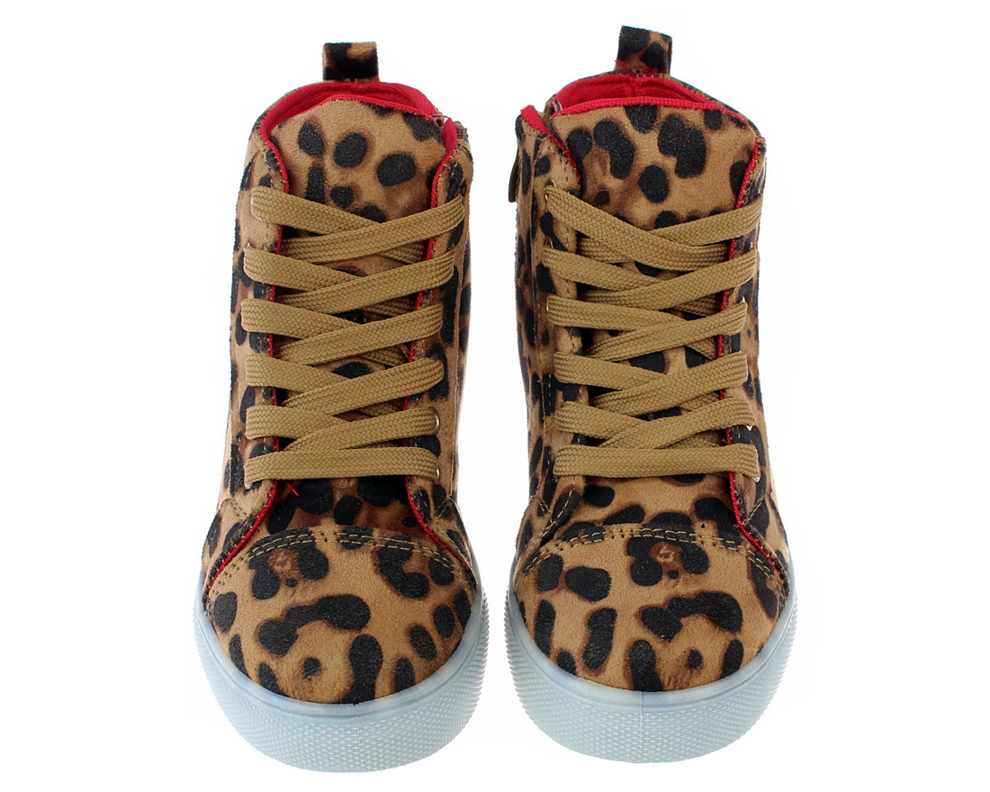 BOTKI BUTY SPORTOWE DZIECIĘCE W PANTERKĘ ZAPINANE NA ZAMEK 6367 roz. 34 Płeć chłopcy dziewczynki