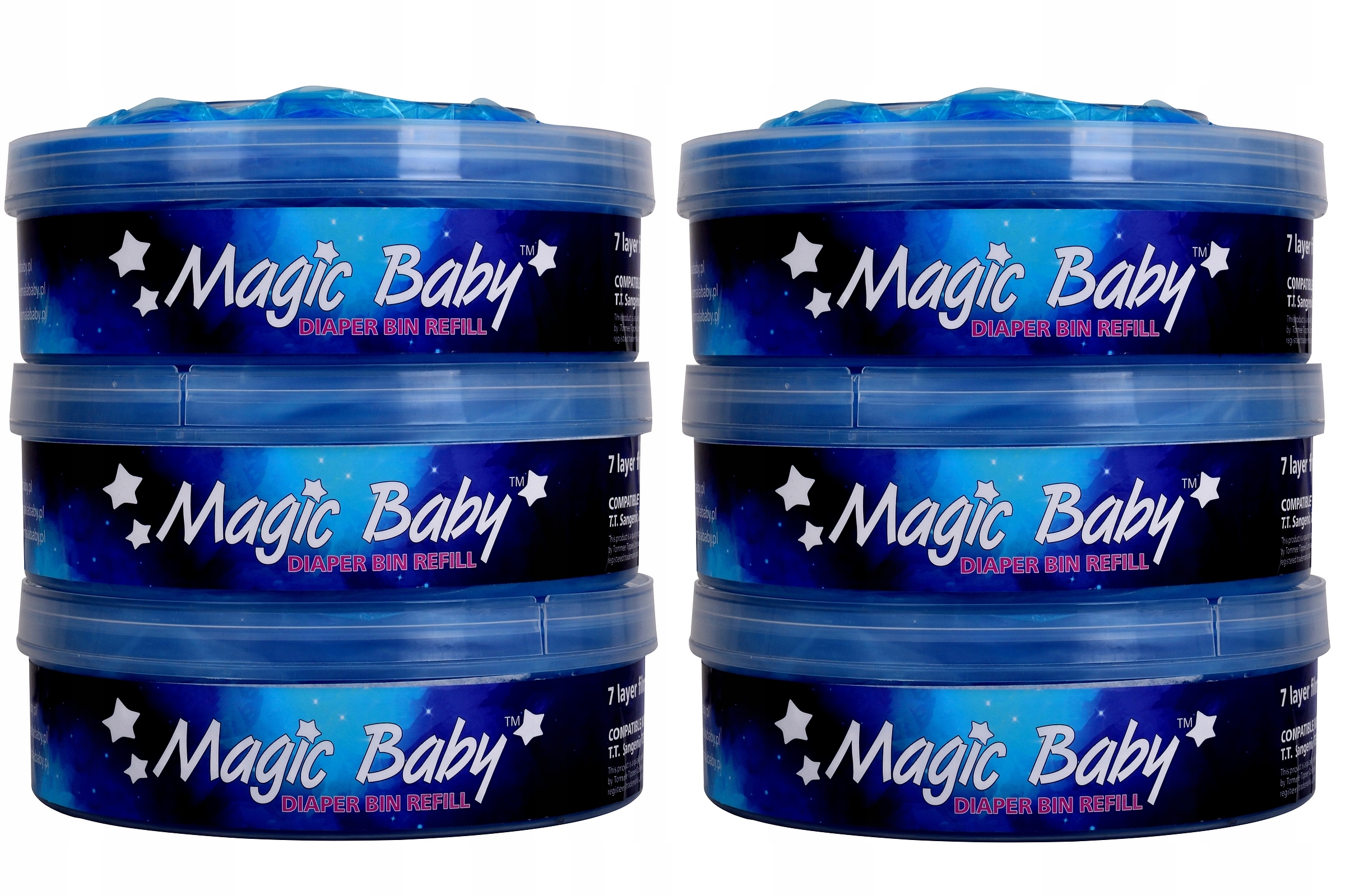 

Wkład do Tommee Tippee Sangenic Tec Twist Click x6