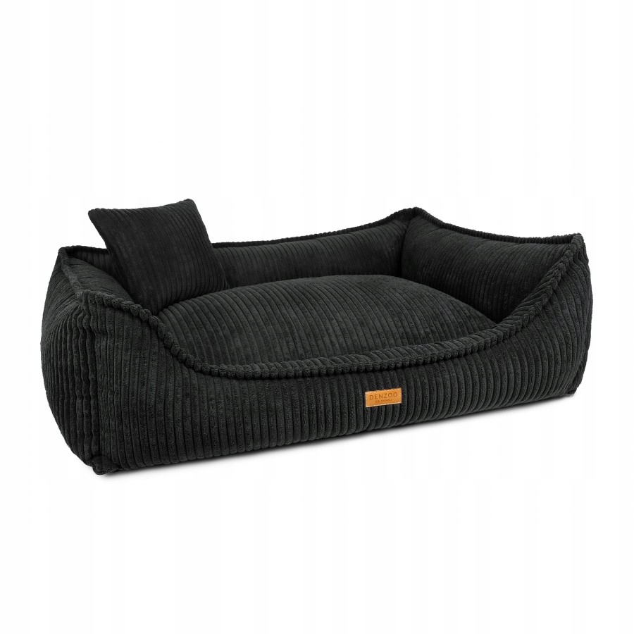 Pelíšek pro psa Denzo Milano Black Černé 90 x 75 cm L