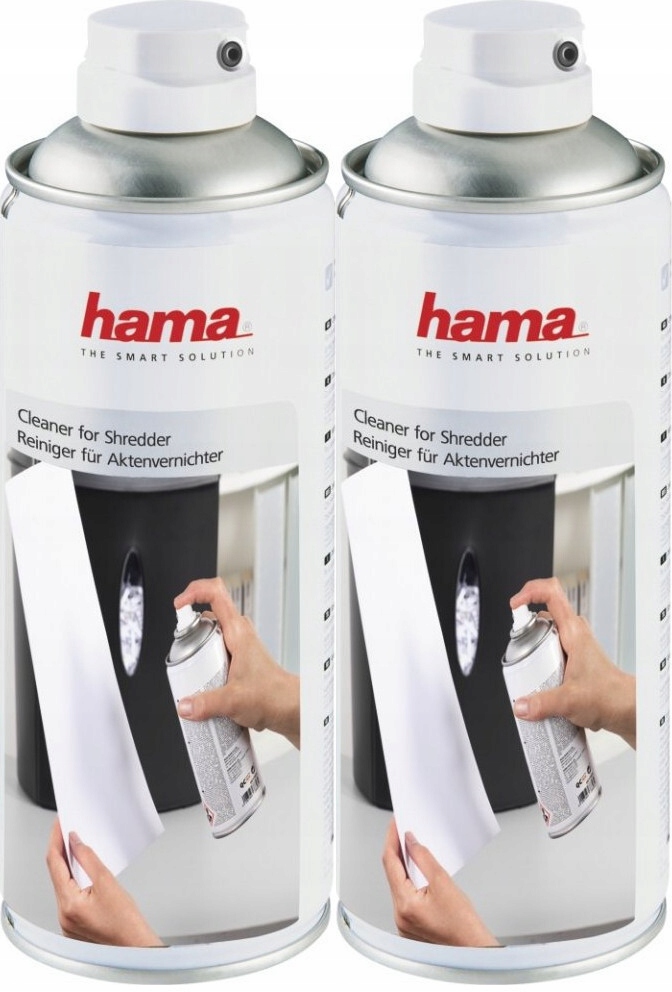 

Środek czyszczący niszczarki Hama spray 400ml x2