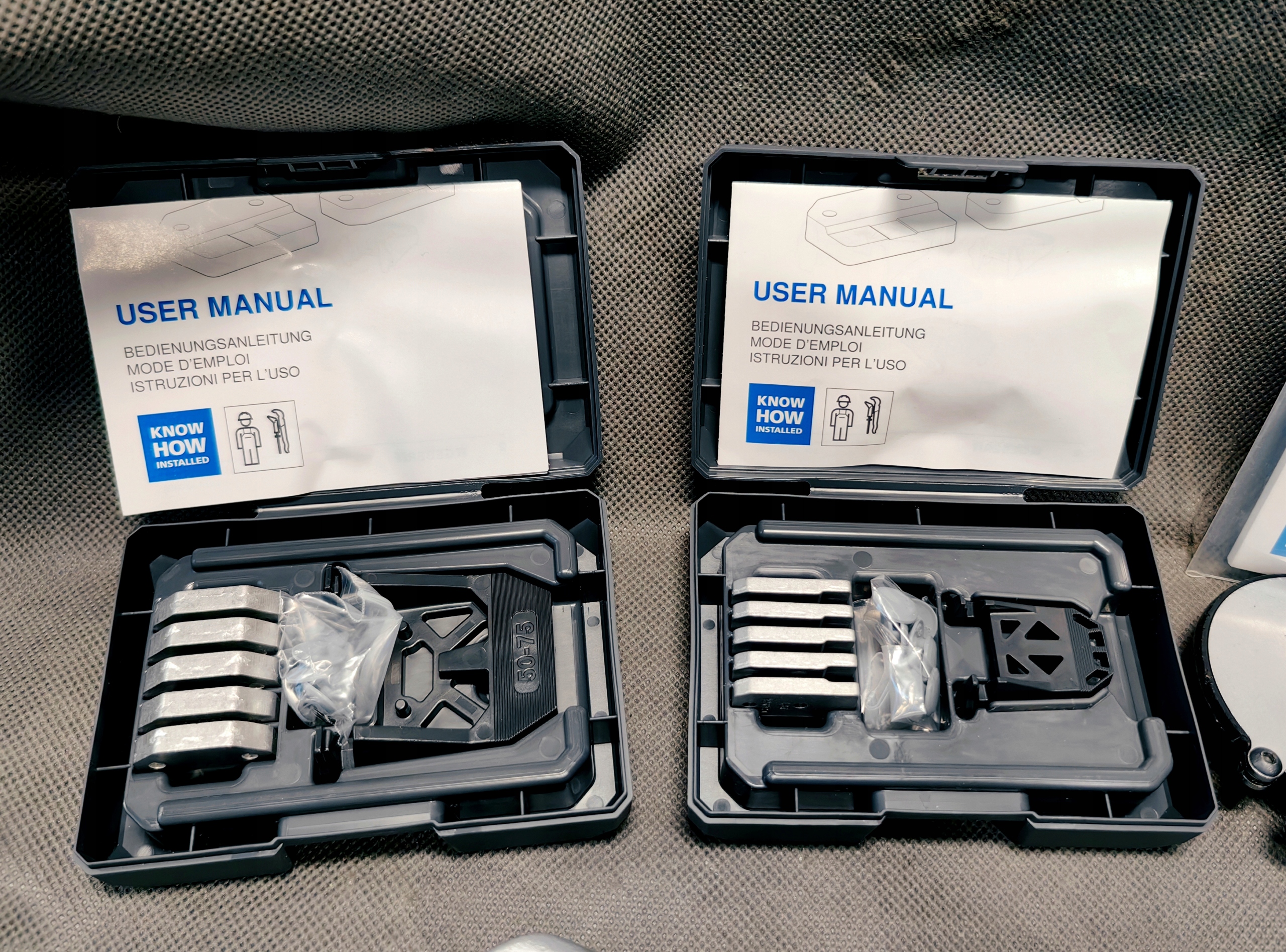 Szczęki Zaciskowe Geberit FlowFit 2 4x Zaciski Zestaw kalibracyjny Obcinak Stan opakowania oryginalne