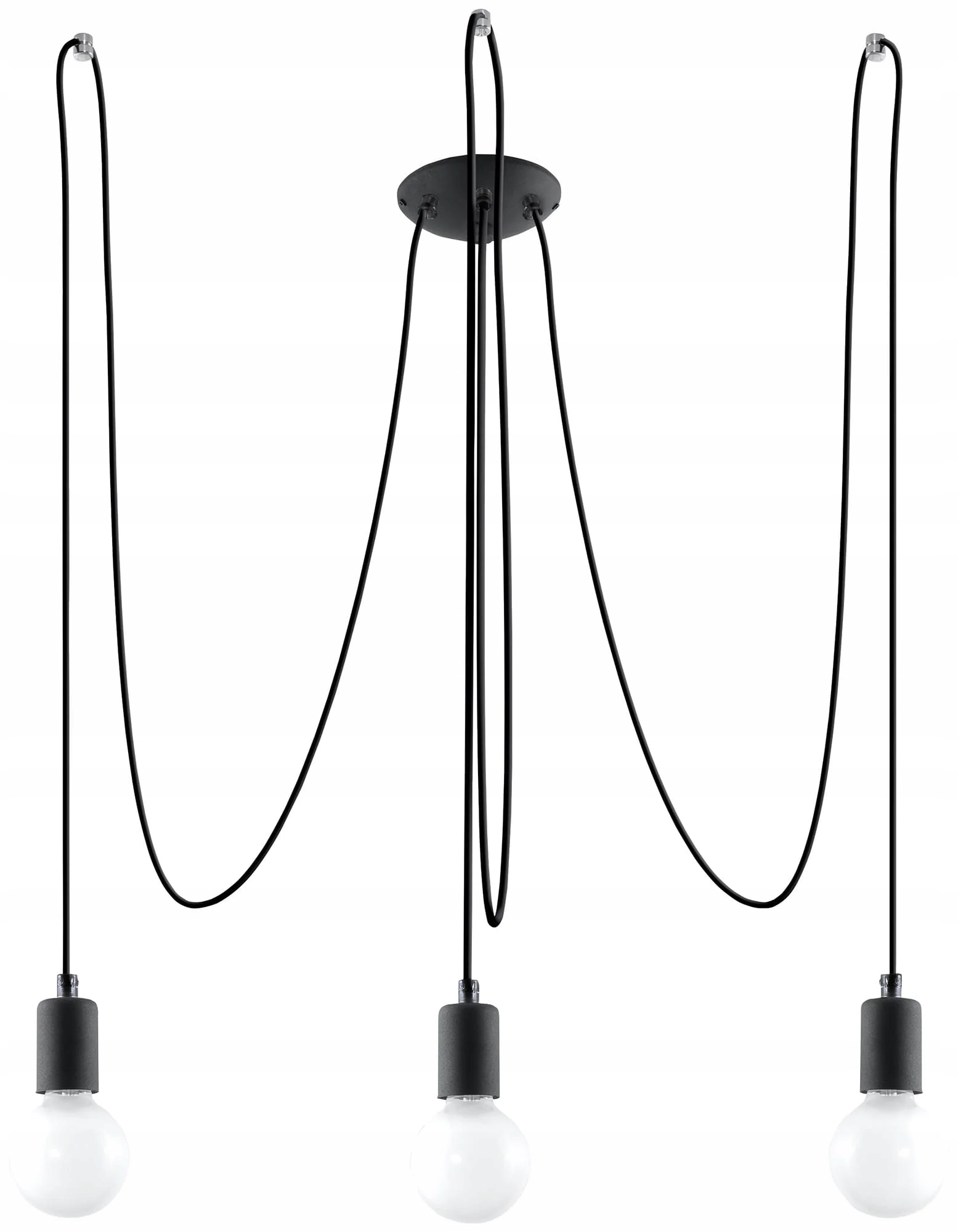 Závesná lampa Edison 3 Sollux Lighting SL.0370
