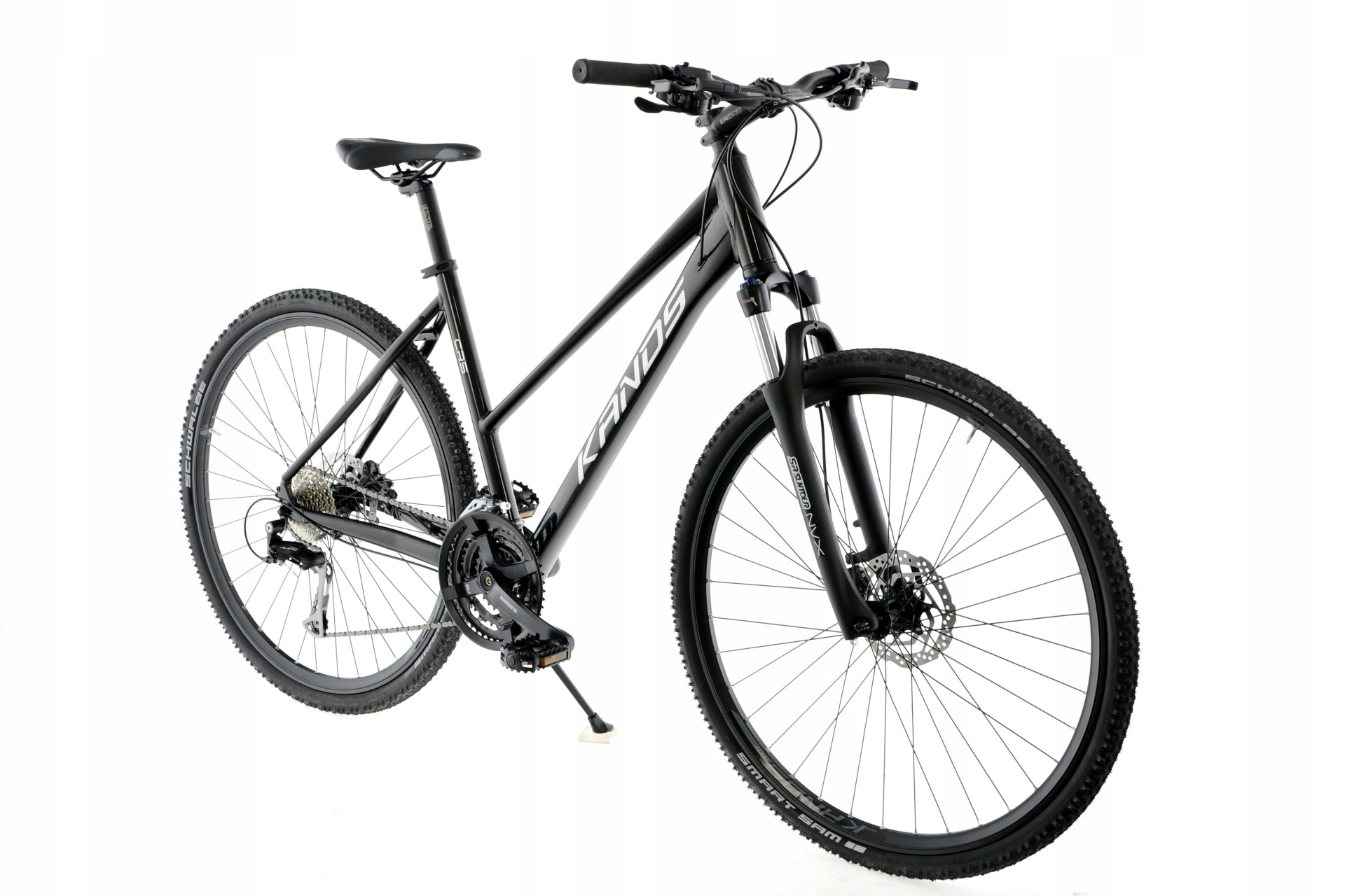 Rower crossowy 28″ Kands Crs 1200 Alivio D19" ciemnobordowy 2024- Hydro