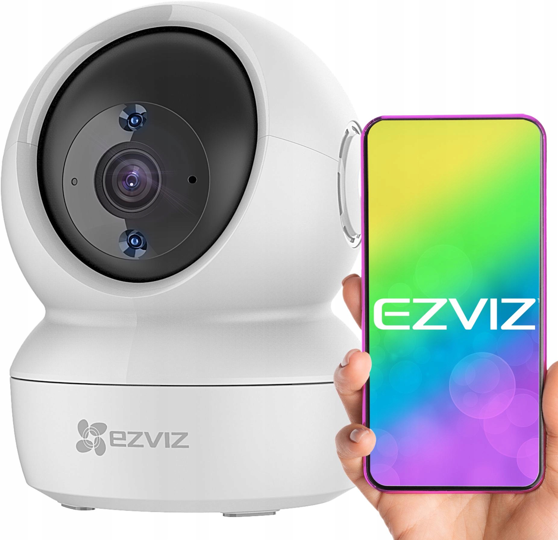 

Kamera Ip Ezviz C6N Obrotowa Niania WiFi IP67 2MPx