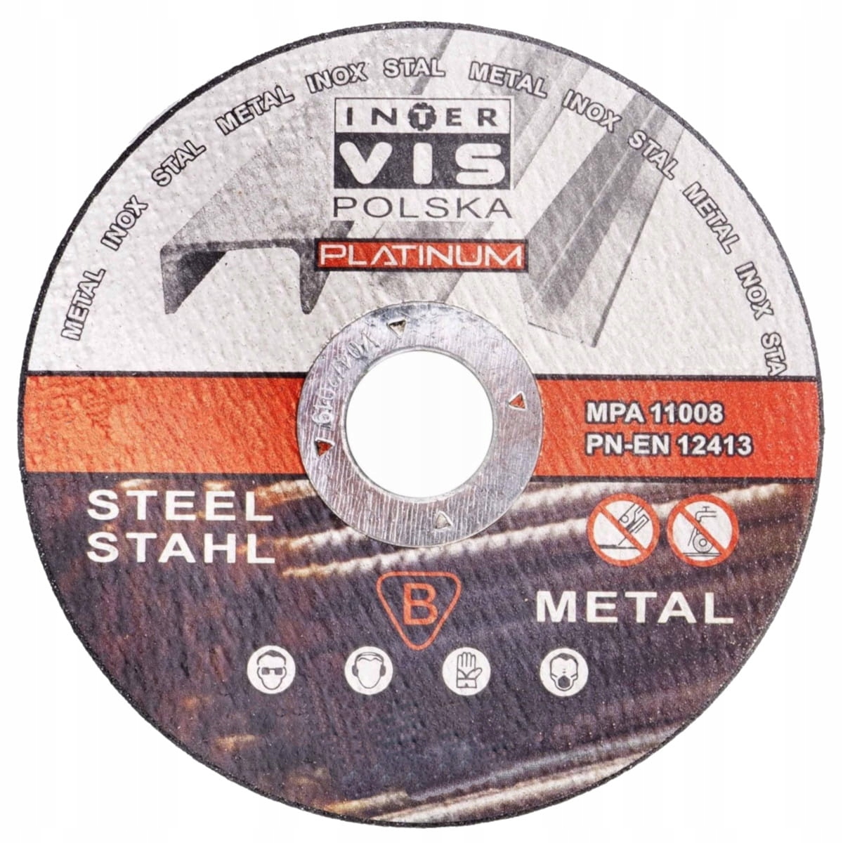 

Tarcza do cięcia metalu stali inox 125 1.6mm
