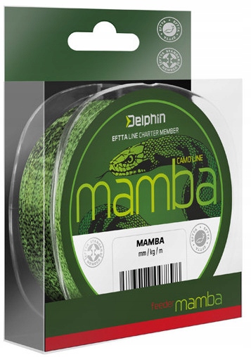 

Żyłka Delphin Mamba feeder kamuflaż 200m 0.28mm