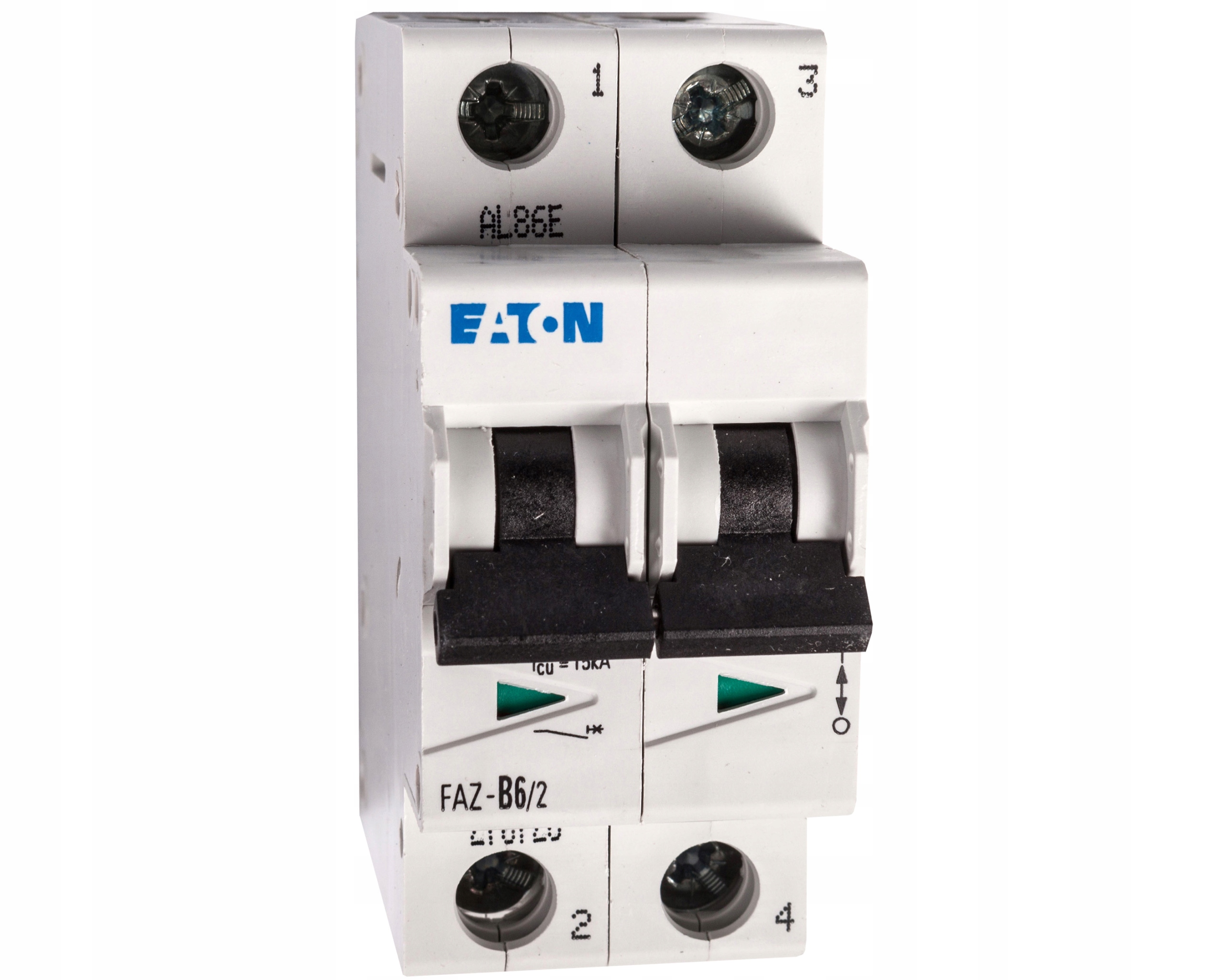Eaton Nadproudový spínač FAZB6/2 2P B 6A 15kA 278728