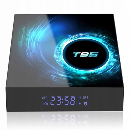 Smart TV Box 4G + 64 ГБ T95 6K Android 10 декодер.